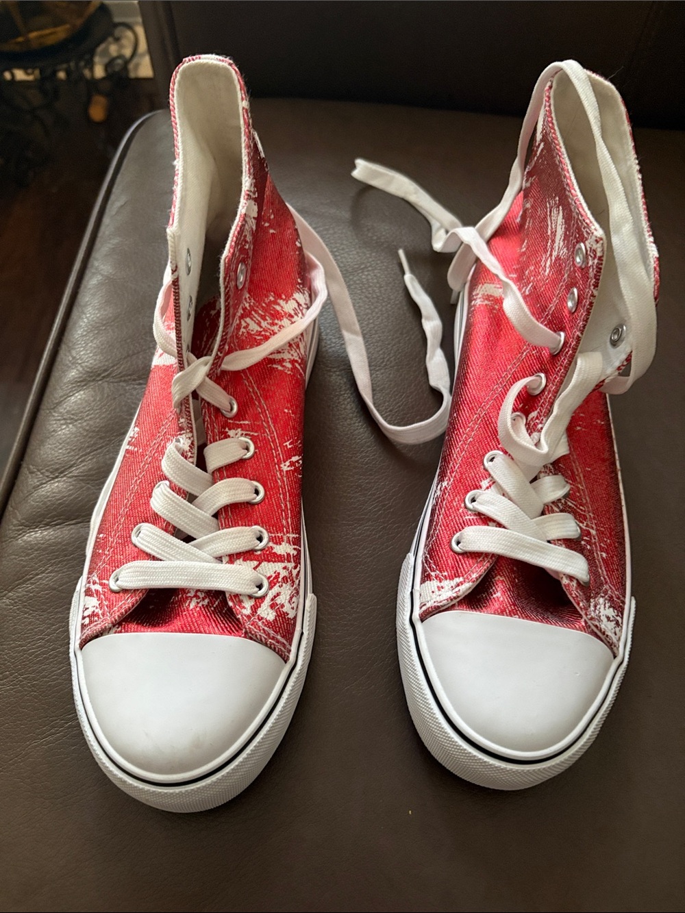 coated canvas sneakers